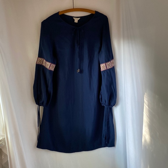 Monsoon Dresses & Skirts - Monsoon rayon navy dress/tunic/beach cover-up